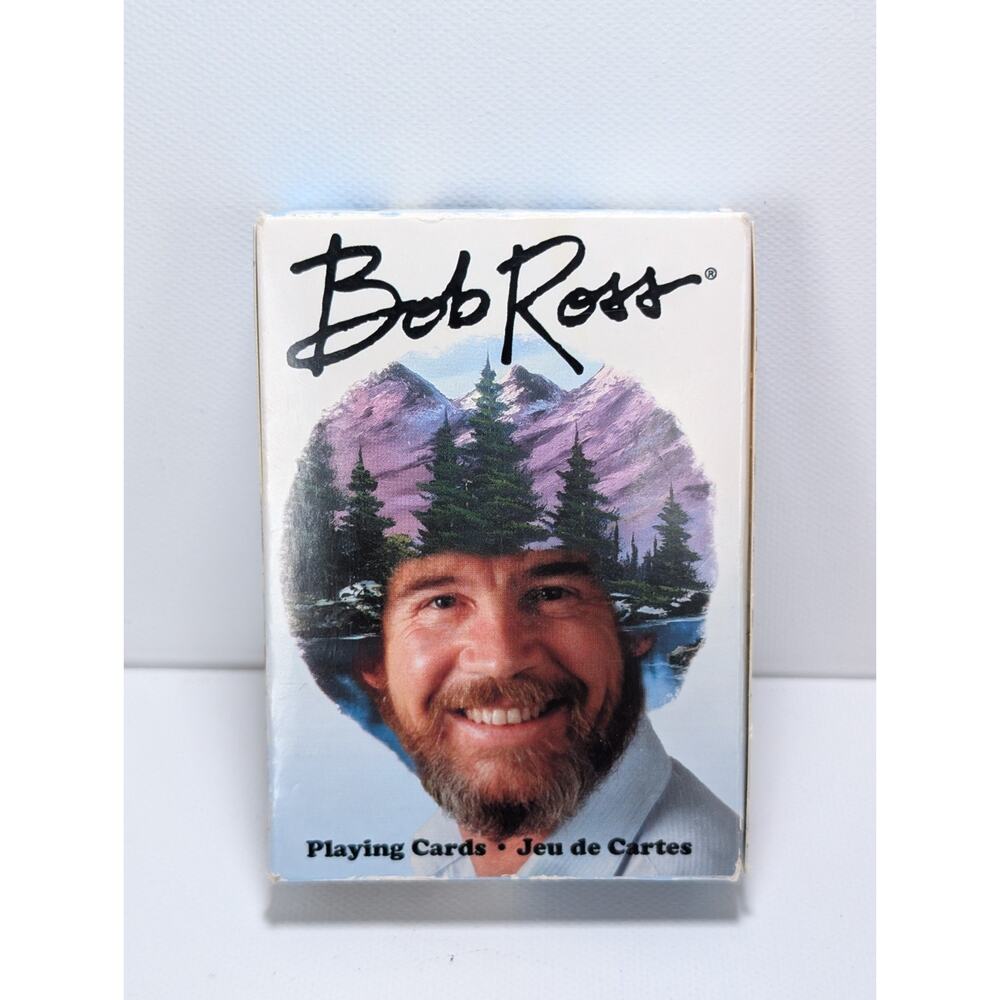 Bob Ross Playing Cards Official Licensed Deck 52 Unique Paintings Quotes...